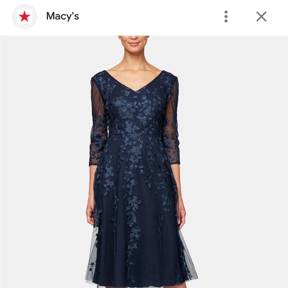 Alex Evening A line dress